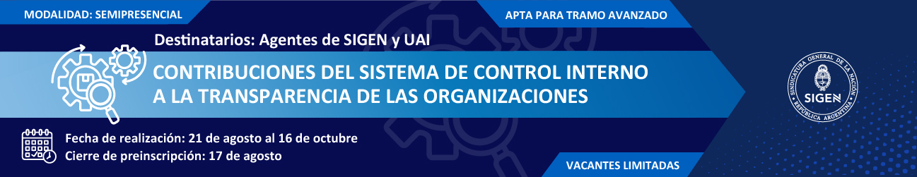 Contribuciones del Sistema de Control Interno a la transparencia de las organizaciones.
