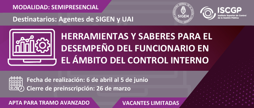 Herramientas y Saberes para el Desempeño del Funcionario en el Ámbito del Control Interno
