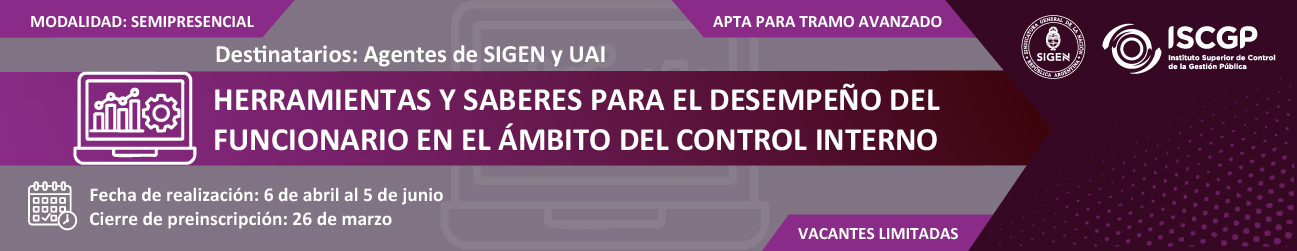 Herramientas y Saberes para el Desempeño del Funcionario en el Ámbito del Control Interno