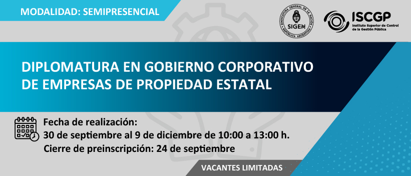 Diplomatura en Gobierno Corporativo de Empresas de Propiedad Estatal