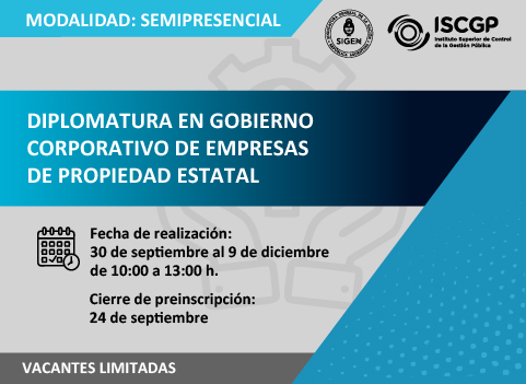 Diplomatura en Gobierno Corporativo de Empresas de Propiedad Estatal